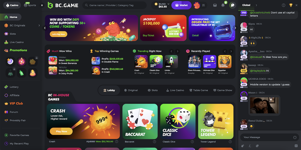 Découvrez le monde passionnant de Crash BC Game !